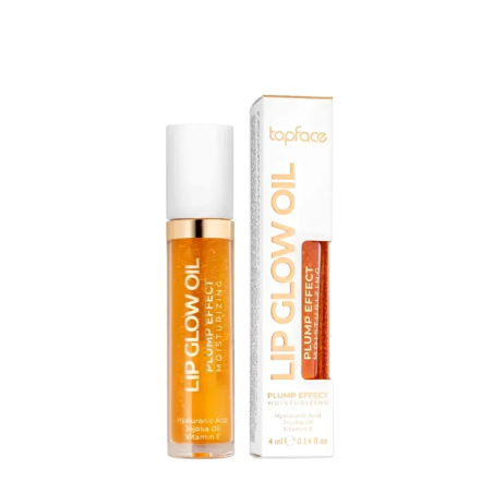 Topface Lip Glow Oil Plump Effect Honey 003 – Maquillage / Rouge à lèvres et crayon | Topface - Visage Tunisie | Miral Parapharm