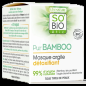 SO BIO Pur Bamboo Masque Argile Détoxifiant Bio 50ml