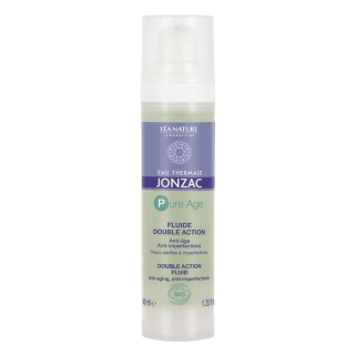 Jonzac Pure Age Fluide Double Action Bio 40ml – Soins peau grasse, mixte et acné / Peaux à imperfections | Jonzac - Visage Tunis
