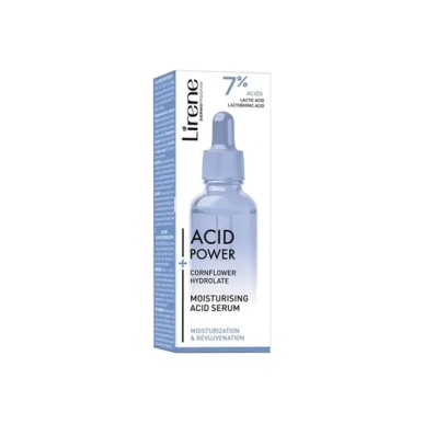 LIRENE Acid Power Serum Hydratant A L’hydrolat de Bleuet 30ml – Soins hydratants et nourrissants / hydratants toutes peaux | Lir