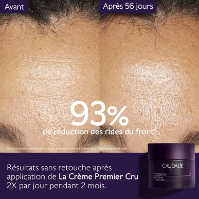 Caudalie Premier Cru La Crème Anti-Âge 50ml – soins anti-âge et anti-rides | Caudalie - Visage Tunisie | Miral Parapharmacie