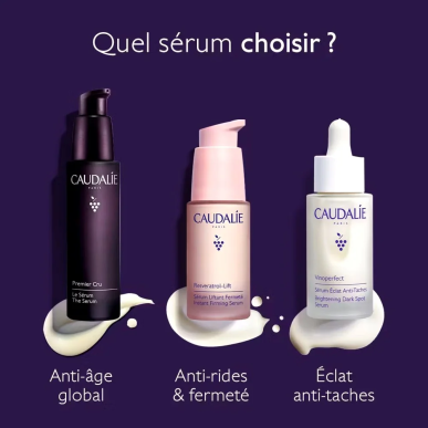Caudalie Premier Cru Le Sérum Anti-Âge Global 30ml – soins anti-âge et anti-rides | Caudalie - Visage Tunisie | Miral Parapharma