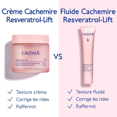 Caudalie Resveratrol Lift Fluide Cachemire Redensifiant 40ml – soins anti-âge et anti-rides | Caudalie - Visage Tunisie | Miral 