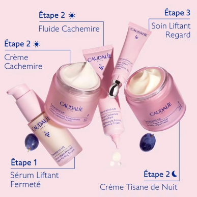 Caudalie Resveratrol-Lift Recharge Crème Cachemire Redensifiante 50ml – soins anti-âge et anti-rides | Caudalie - Visage Tunisie