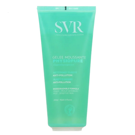 SVR Physiopure Gelée Moussante 200ml – Démaquillants, nettoyants visage / Gel, crème, huile | SVR - Visage Tunisie | Miral Parap