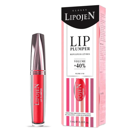 Lipojen Lip Plumper Glossy N°34 – Fuchsia Vibes – Maquillage / Rouge à lèvres et crayon | Lipojen - Visage Tunisie | Miral Parap