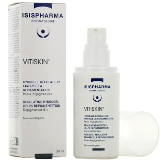 Isispharma Vitiskin Hydrogel Régulateur Peau Dépigmentée 50ml – Anti tâches / Crèmes | Isispharma - Visage Tunisie | Miral Parap