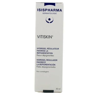 Isispharma Vitiskin Hydrogel Régulateur Peau Dépigmentée 50ml – Anti tâches / Crèmes | Isispharma - Visage Tunisie | Miral Parap