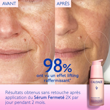 Caudalie Resveratrol Lift Sérum Recharge 30ml – soins anti-âge et anti-rides | Caudalie - Visage Tunisie | Miral Parapharmacie