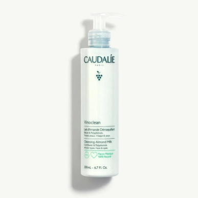 Caudalie Vinoclean Lait d’Amande Démaquillant 200ml – Démaquillants, nettoyants visage / Lait, mousse, émulsion | Caudalie - Vis