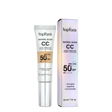 Topface Natural Glow CC Cream et Concealer Dark Sand 008