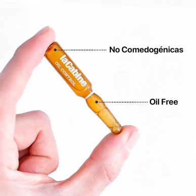 La Cabine Oil Control 10x2ml – Soins peau grasse, mixte et acné / Peaux à imperfections | La Cabine - Visage Tunisie | Miral Par