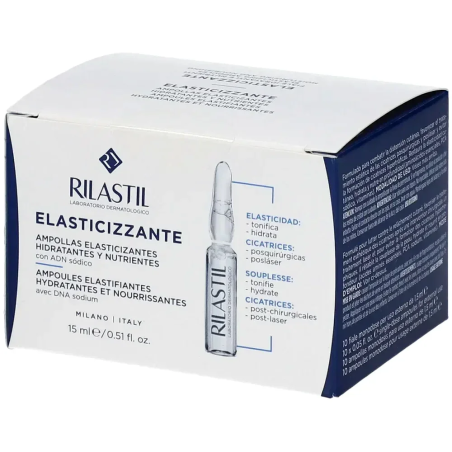 Rilastil Ampoules Élastifiantes 10 x 1,5ml – soins anti-âge et anti-rides / Soin Liftant | Rilastil - Visage Tunisie | Miral Par