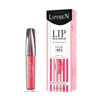 Lipojen Lip Plumper Glossy N°32 – Coral Dream 5ml – Maquillage / Rouge à lèvres et crayon | Lipojen - Visage Tunisie | Miral Par