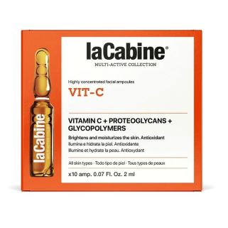 La Cabine Anti-Âge Vitamine C 10 Ampoules – soins anti-taches et dépigmentants | La Cabine - Visage Tunisie | Miral Parapharmaci