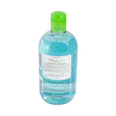 BIODERMA Sébium H2O Eau Micellaire Démaquillante 500ml – Soins peau grasse, mixte et acné / Peaux à imperfections | BIODERMA - V