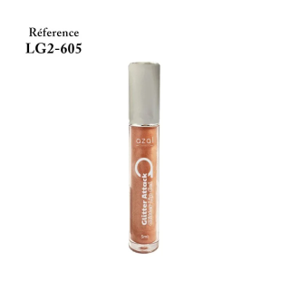 Azal Lip Gloss Glitter Attack 605 5ml – Maquillage / Rouge à lèvres et crayon | Azal - Visage Tunisie | Miral Parapharmacie