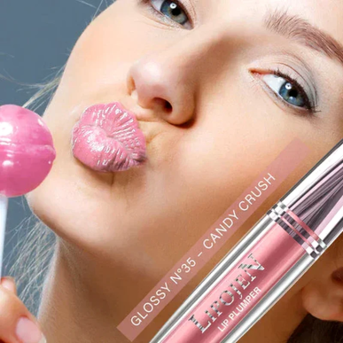 Lipojen Lip Plumper Glossy N°35 – Candy Crush 5ml – Maquillage / Rouge à lèvres et crayon | Lipojen - Visage Tunisie | Miral Par