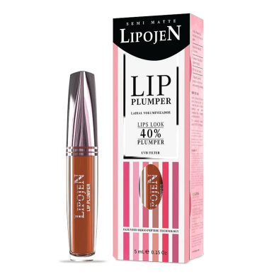 Lipojen Lip Plumper Semi Matte N°04 – Rose Venus 5ml – Maquillage / Rouge à lèvres et crayon | Lipojen - Visage Tunisie | Miral 