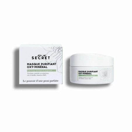 Pin Up Secret Masque Purifiant Visage à la Cire d’Abeille Oxy-Mineral 200ml