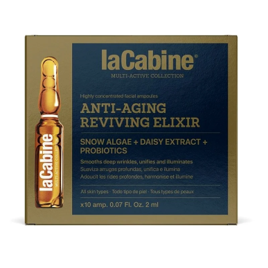 La Cabine Anti-Âge Revive Elixir 10 Ampoules – soins anti-âge et anti-rides | La Cabine - Visage Tunisie | Miral Parapharmacie