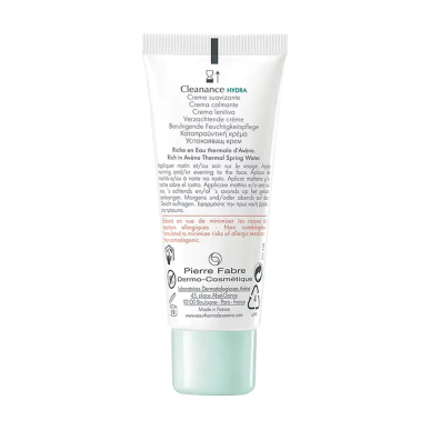 AVENE Cleanance Hydra Crème Apaisante 40ml – Soins hydratants et nourrissants | AVENE - Visage Tunisie | Miral Parapharmacie