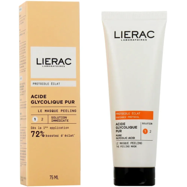 Lierac Acide Glycolique Pur Le Masque Peeling 75ml – Masques visage et gommage | LIERAC - Visage Tunisie | Miral Parapharmacie