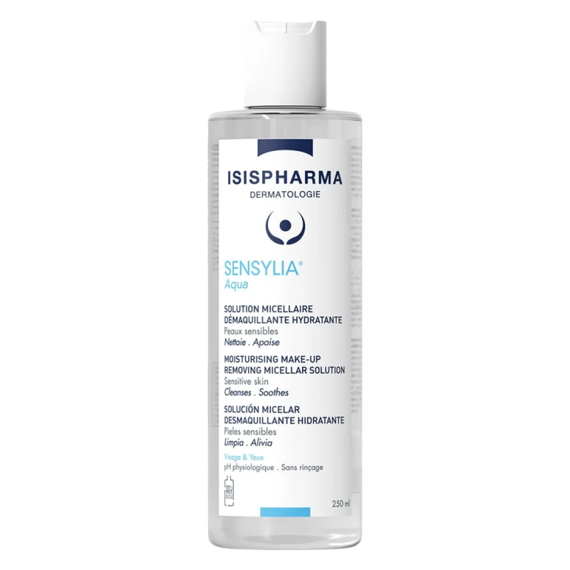 Isispharma Sensylia Solution Micellaire Demaquillante Hydratante Aqua Peaux Sensibles 250ml