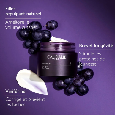 Caudalie Premier Cru La Crème Anti-Âge Recharge 50ml – soins anti-âge et anti-rides | Caudalie - Visage Tunisie | Miral Paraphar