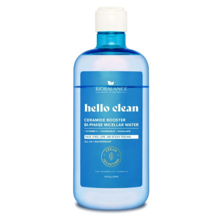 Biobalance Hello Clean Booster de Céramide Eau Micellaire Biphasee 500ml – Démaquillants, nettoyants visage / Eau micellaire, to