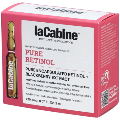 La Cabine Pure Retinol 10 Ampoules – soins anti-âge et anti-rides / Rides marquées, perte de ferm | La Cabine - Visage Tunisie |