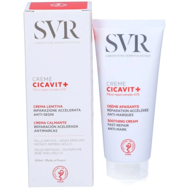 SVR Cicavit+ Crème Apaisante 100ml – Soins peau grasse, mixte et acné / Soins Spécifiques | SVR - Visage Tunisie | Miral Parapha