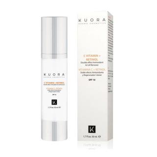 Kuora Serum Global Vitamine C+ Retinol 50ml – Serums | KUORA - Visage Tunisie | Miral Parapharmacie