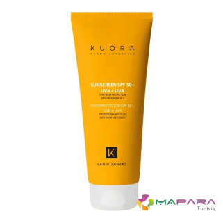 Kuora Ecran Solaire Visage et Corps SPF50+ 200ml