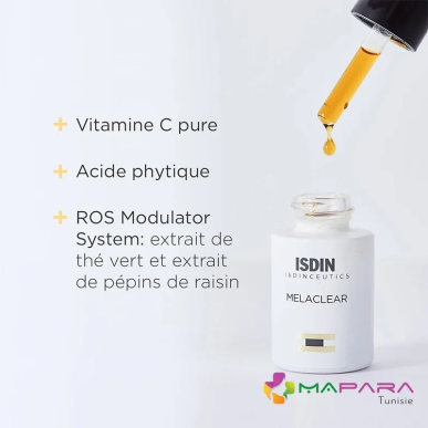 ISDINCEUTICS Melaclear Serum 15ml – soins anti-taches et dépigmentants | ISDIN - Visage Tunisie | Miral Parapharmacie