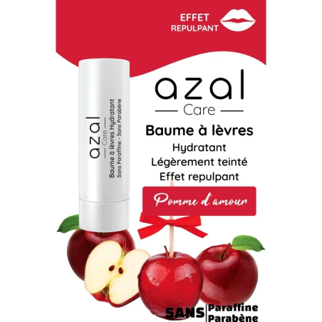 Azal Baume à Lèvres Pomme D’amour – Yeux et Lèvres / Sticks baumes lèvres et réparateurs | Azal - Visage Tunisie | Miral Parapha