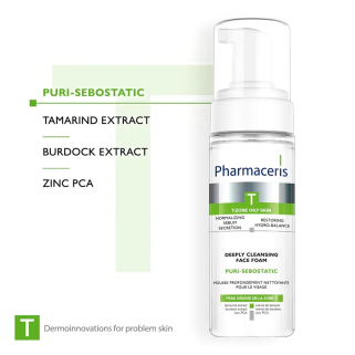 Pharmaceris T Puri-Sebostatic Mousse Nettoyante 150ml