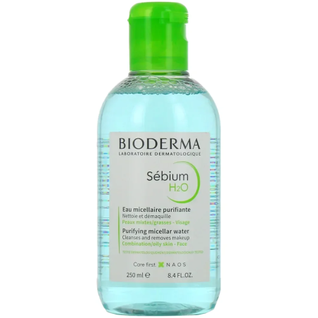 Bioderma Sébium H2O Eau Micellaire Démaquillante 250ml – Soins peau grasse, mixte et acné / Peaux à imperfections | BIODERMA - V