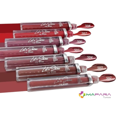 Azal Brillant à Lèvres Let’s Shine – Maquillage / Rouge à lèvres et crayon | Azal - Visage Tunisie | Miral Parapharmacie