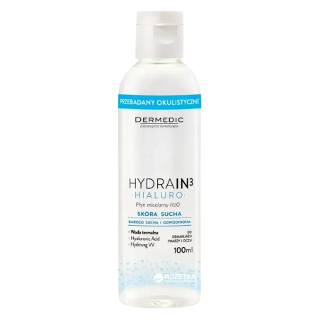 Dermedic Hydrain 3 Eau Micellaire 200ml – Démaquillants, nettoyants visage / Eau micellaire, tonique,  | DERMEDIC - Visage Tunis