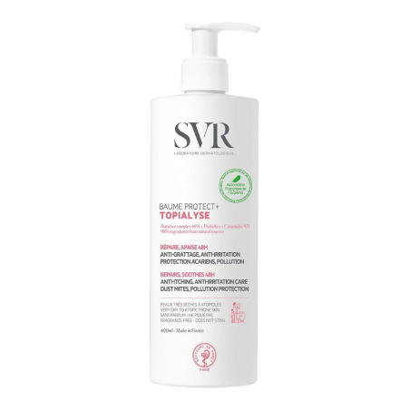 SVR Topialyse Baume Protect+ 400ml – Soins hydratants et nourrissants / Hydratants Peaux Atopique | Marque de confiance - Visage