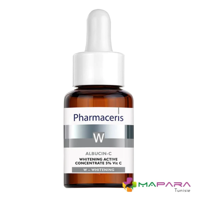 PHARMACERIS W Albucin-C 5% Serum Concentre Anti-Tache 30ml – Soins hydratants et nourrissants / Hydratants peaux normales | Phar