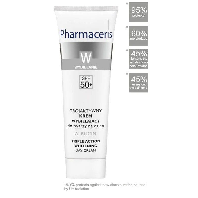 PHARMACERIS W Triple Action Crème de jour éclaircissant SPF50+ 30 ml PHARMACERIS W Triple Action Crème de jour éclaircissant SPF50+ 30 ml