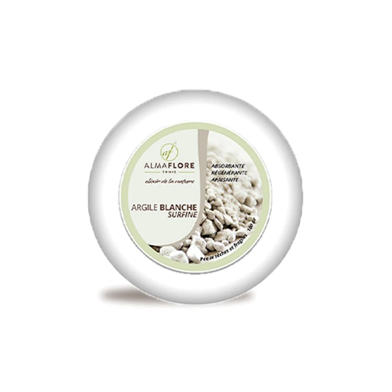 ALMAFLORE Argile Blanche 100 Gr ALMAFLORE Argile Blanche 100 Gr