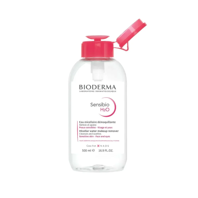 Bioderma Sensibio H2o Solution Micellaire Pompe 500ml – Démaquillants, nettoyants visage / Eau micellaire, tonique,  | BIODERMA 