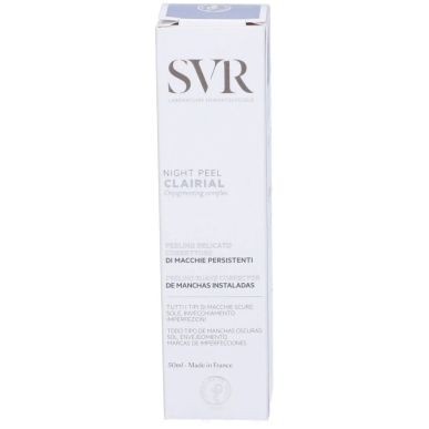 SVR Clairial Night Peel Doux Réducteur Tâches 50ml – soins anti-taches et dépigmentants | SVR - Visage Tunisie | Miral Parapharm