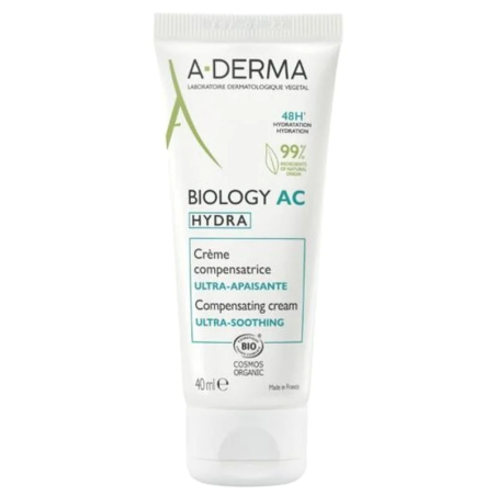 ADERMA Phys-AC Creme Compensatrice Hydra 40ML – Soins hydratants et nourrissants / Hydratants peaux normales | ADERMA - Visage T