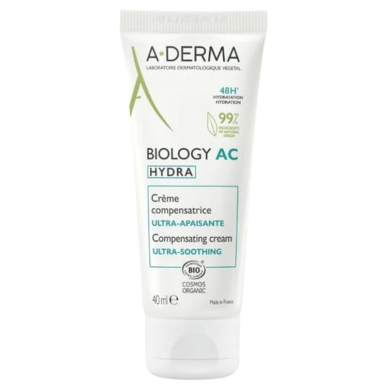 ADERMA Phys-AC Creme Compensatrice Hydra 40ML – Soins hydratants et nourrissants / Hydratants peaux normales | ADERMA - Visage T