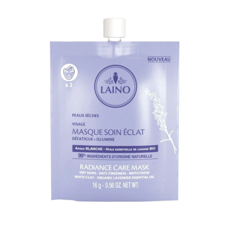 LAINO Masque Soin Eclat 16g – Masques | Laino - Visage Tunisie | Miral Parapharmacie