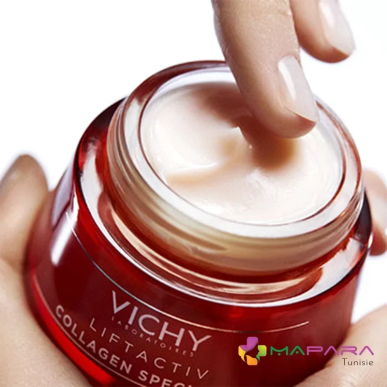 VICHY Collagen Liftactiv Specialist Creme De Jour Anti Rides + Vitamine C 50ml – soins anti-âge et anti-rides | Liftactiv - Visa